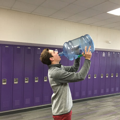 Students Test Water Bottle Limits