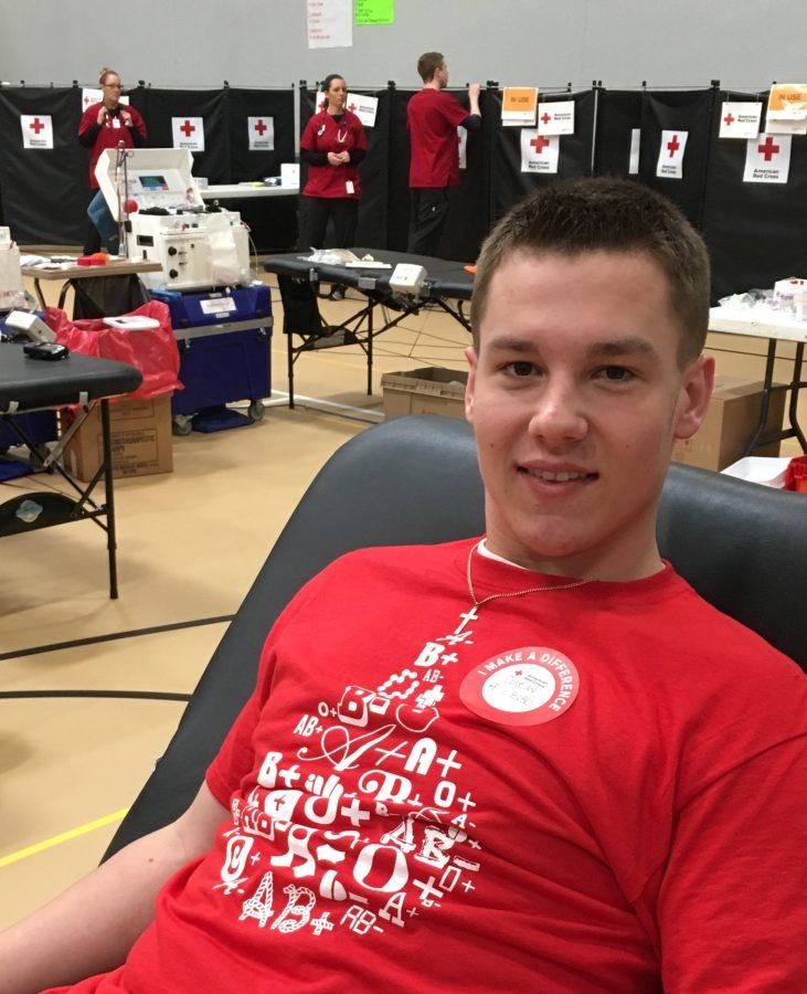 Cole Wellmann Gives The Eagle an Inside View of Giving Blood