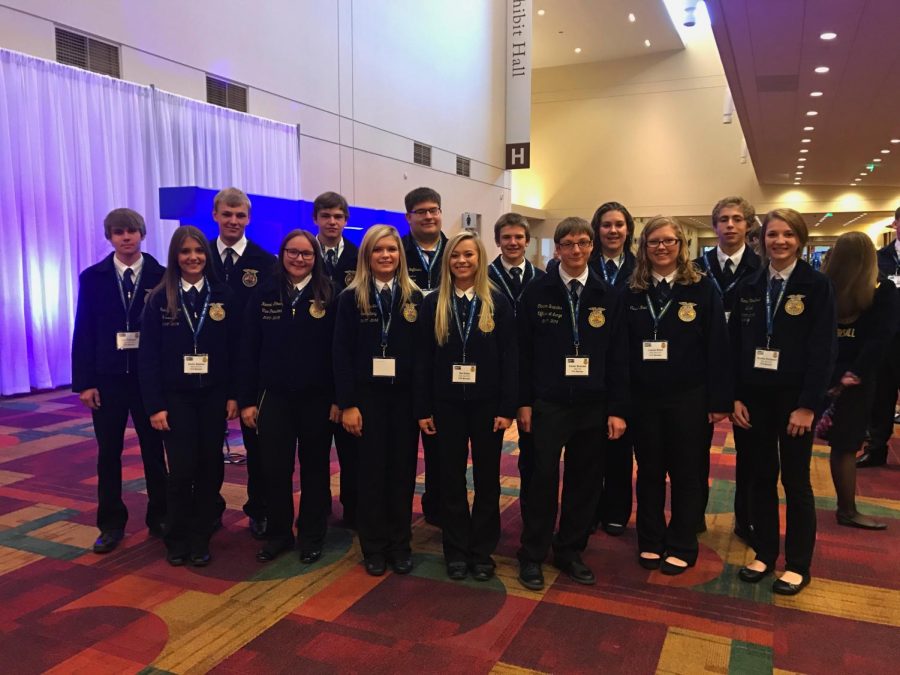 National FFA crew at the expo.