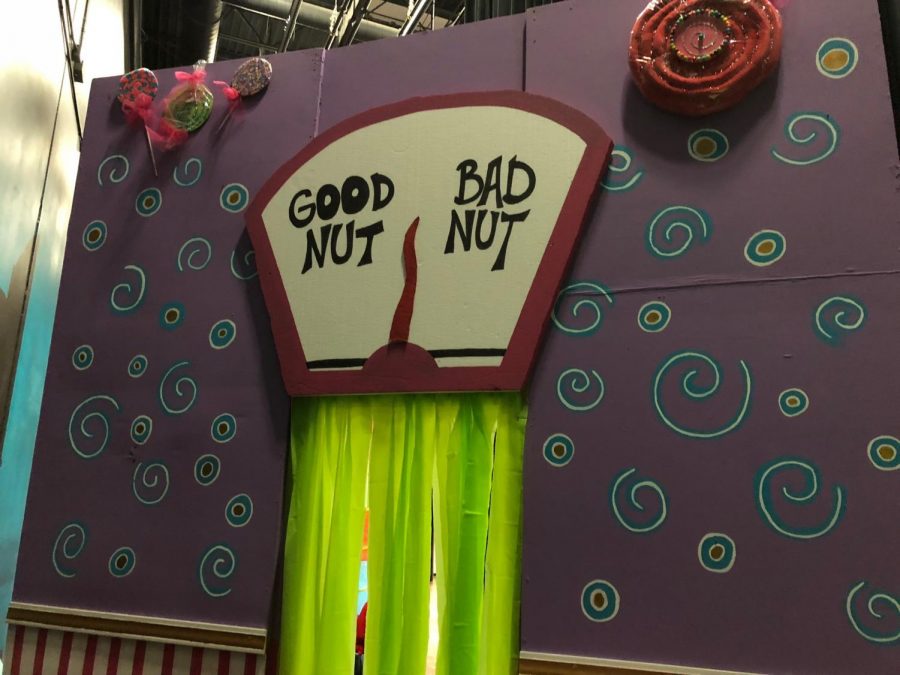 The nut room set from the Willy Wonka musical.