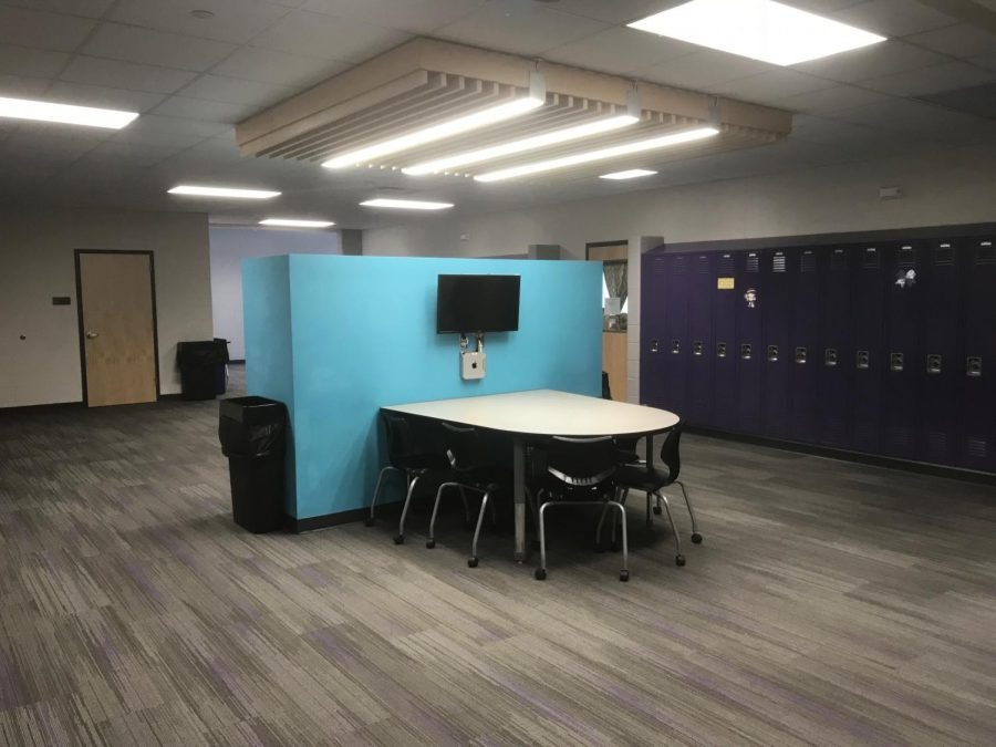 One of the student learning centers located on the second floor.