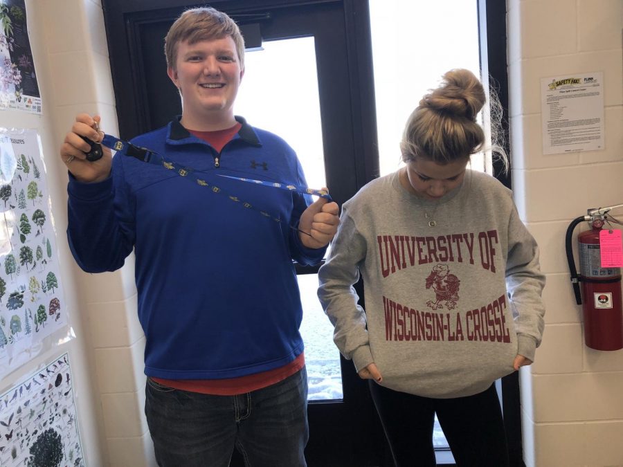RAMSI & GRADEN sporting their future colleges gear 