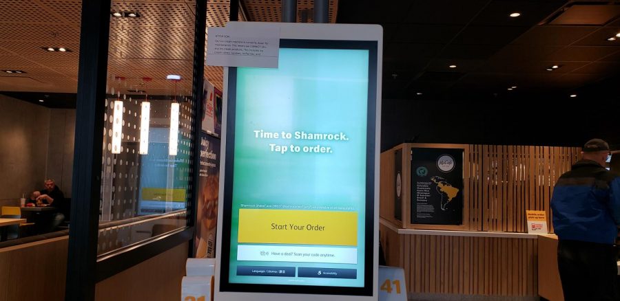 The new electronic ordering screens