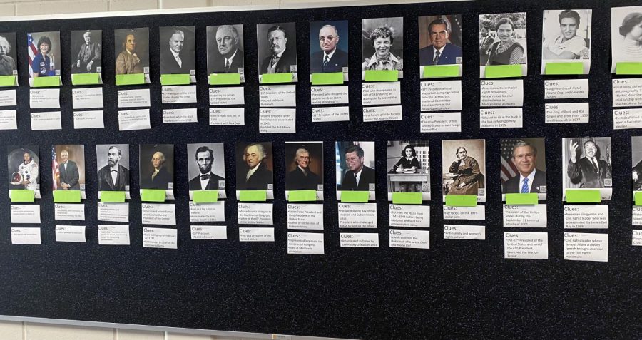 NUHS schools creative way to get students to learn on the go with some historical figure trivia.