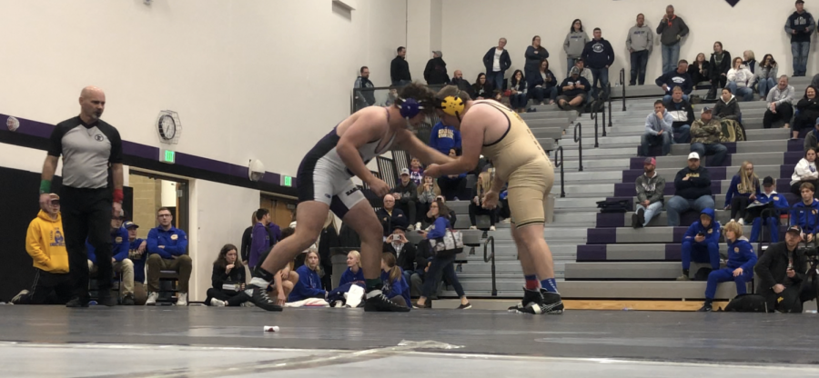 Jaden Drill (Ranked 5 in State) Wrestling for 1st at HWT (285)
