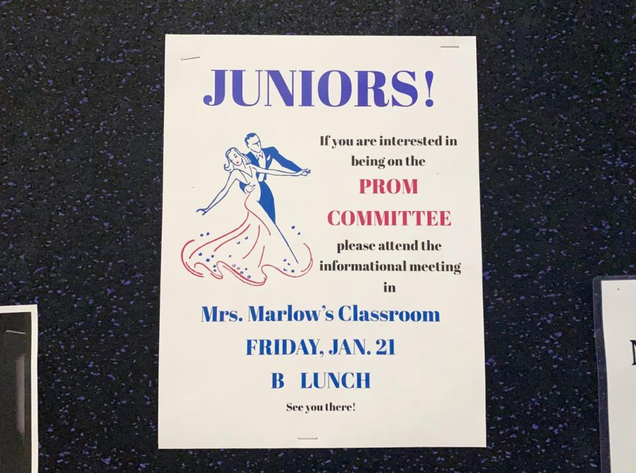 Mrs. Marlow is looking for Juniors to participate in the 2022 Prom Committee! 
