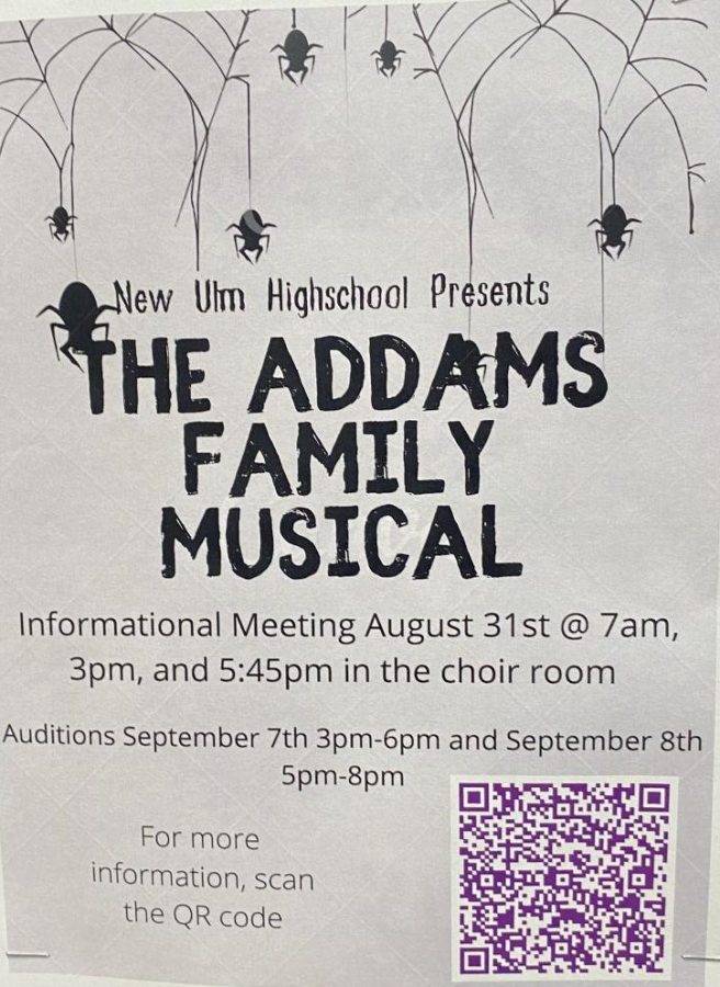 The upcoming musical at NUHS is The Addams Family Musical