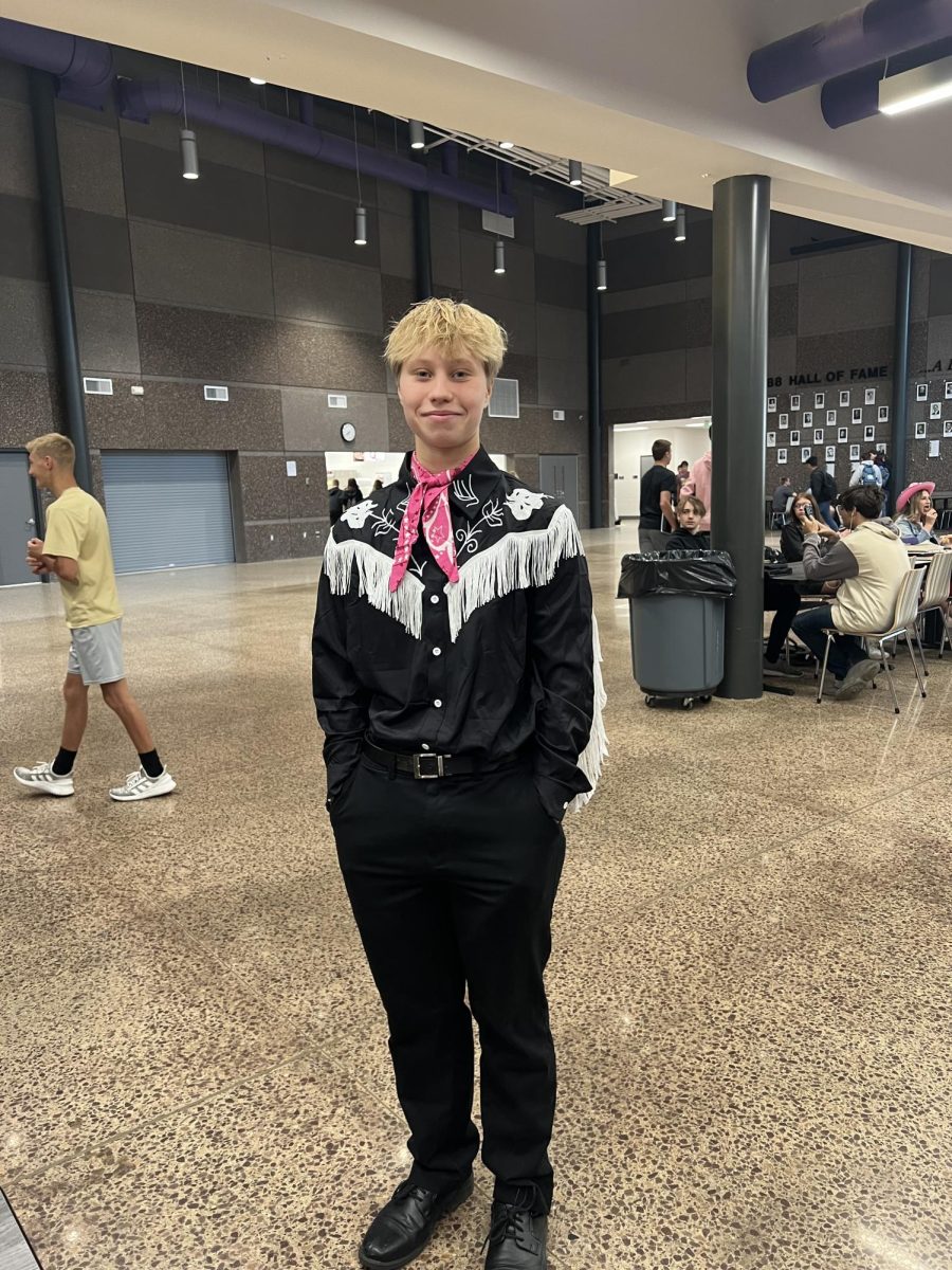 Luka Deree dressed up as Ken for Barbie & Ken day for homecoming week 