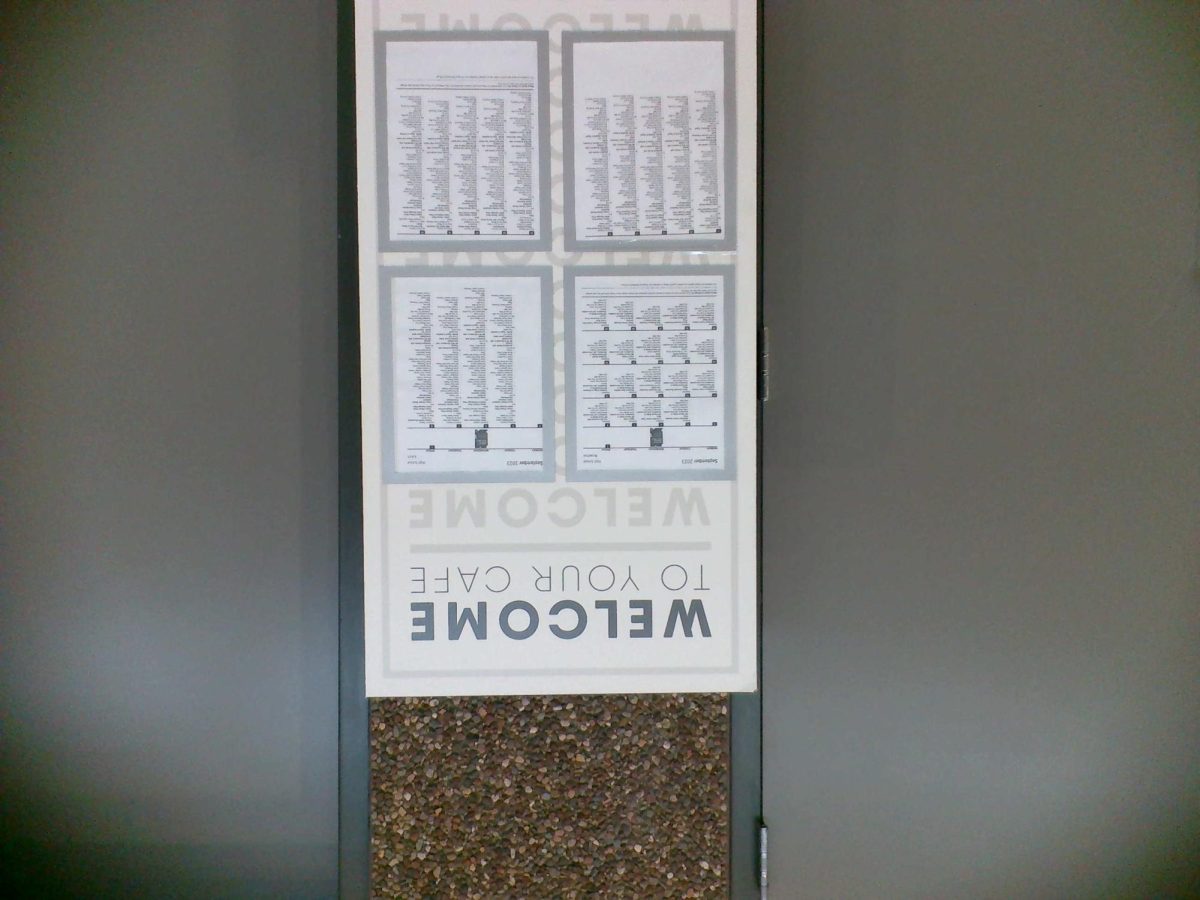 Display of the Free Lunch Menu
