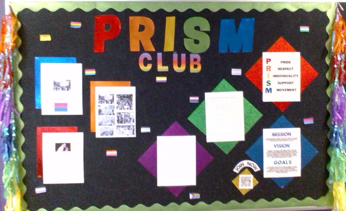 Prism club decorates the halls.