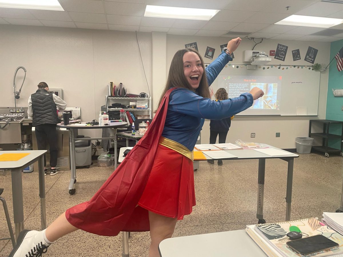 Supergirl Strikes a Super Pose
