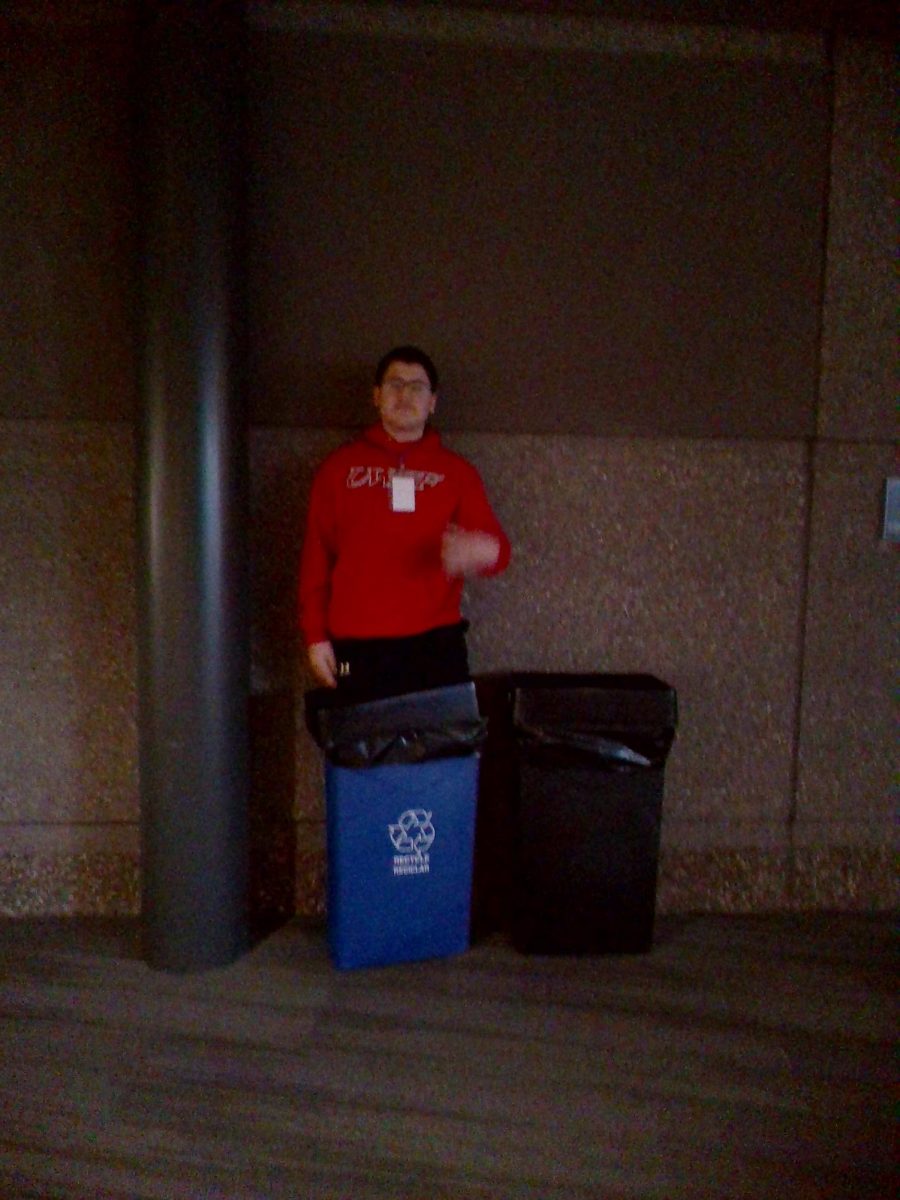 Senior Joey Kotten takes recycling to a whole new level