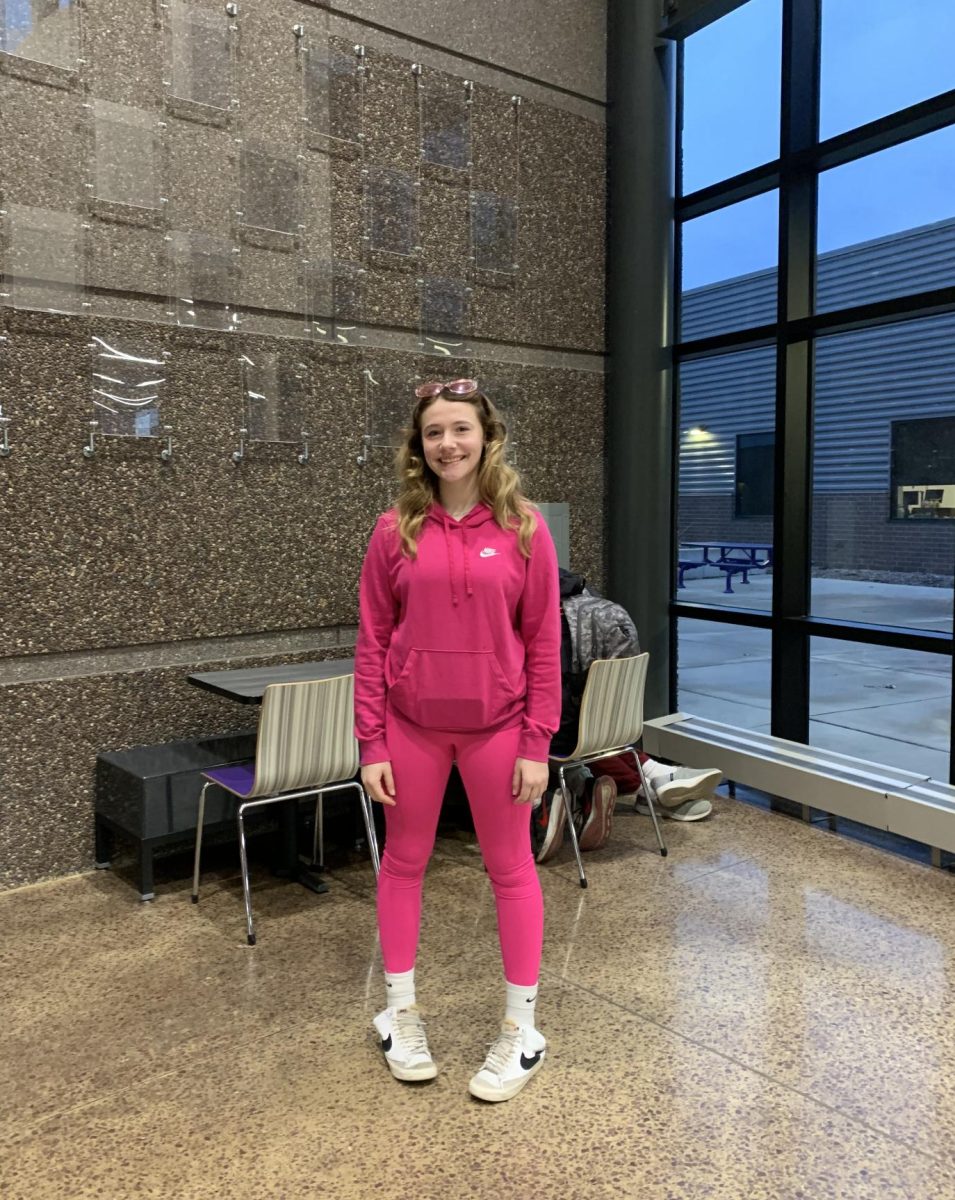 Brogan Hulke rocking the all pink outfit.