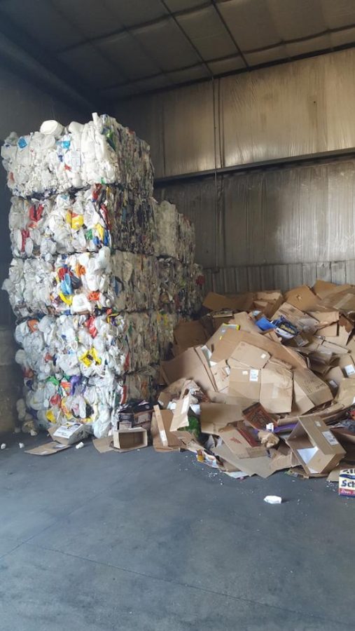 Look at this trash! This pile of garbage was at the River View Sanitation plant in New Ulm.