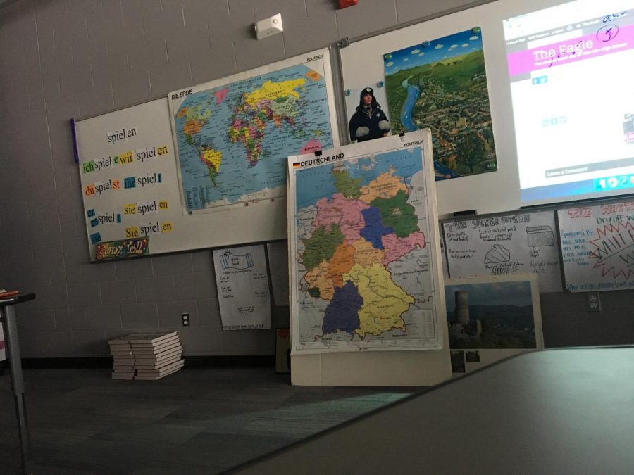 WHERE IN THE WORLD! Mr. Engeldinger's German class studying Geography. 