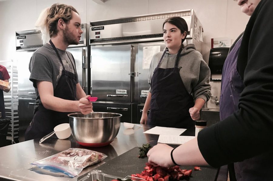 "MAKING" A DIFFERENCE - students learn how to bake a variey of pies in Hauth's Pastry and Design class first period