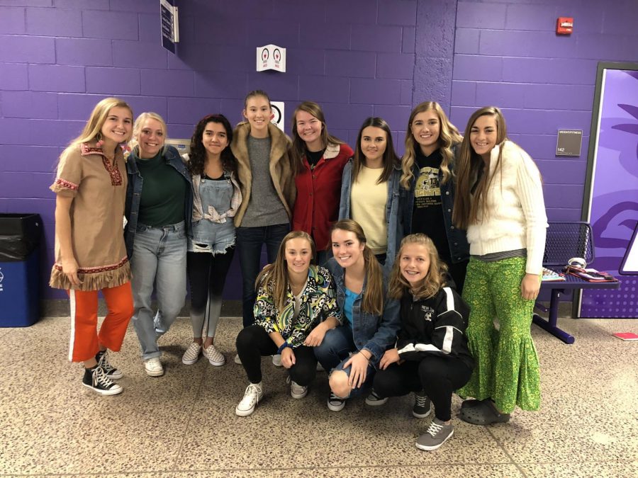 MY MY MY- Mrs. Olson's Medical Terminology class spiced up the classroom with these cool threads