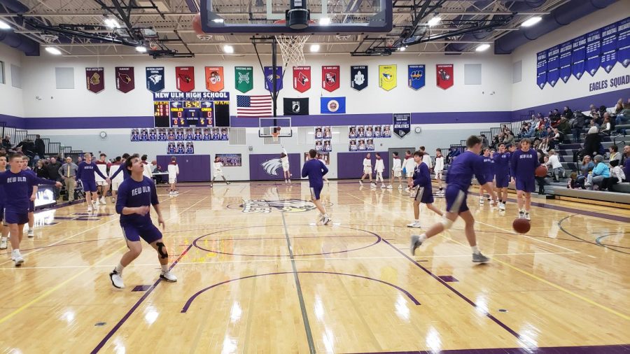 Warmups before the game