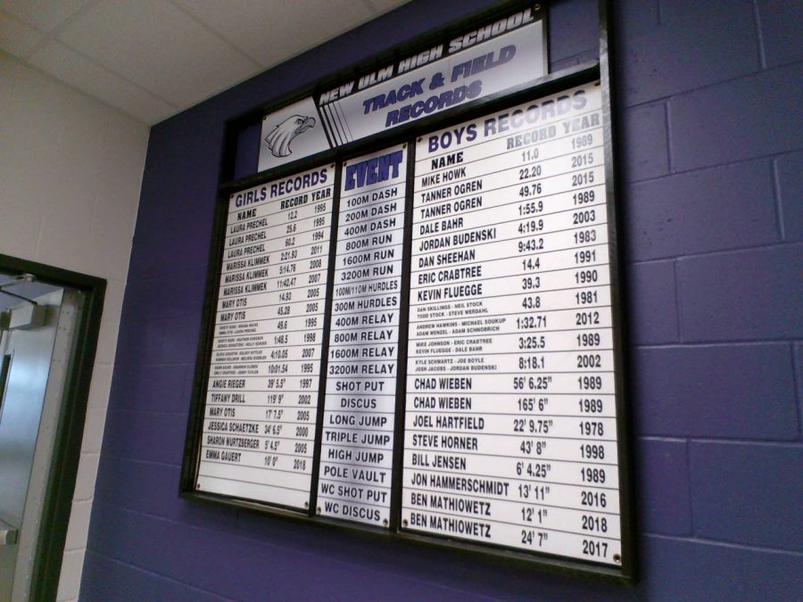 Track & Field school records at NUHS