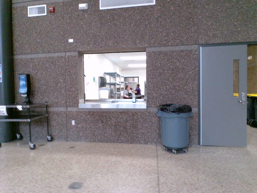 lunch ladies working hard