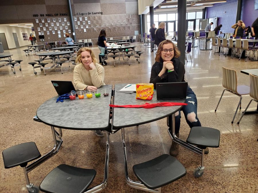 Mr. Bute's Psychology class conducted experiments to test how the brain reacts to certain brands, flavors, and colors. 