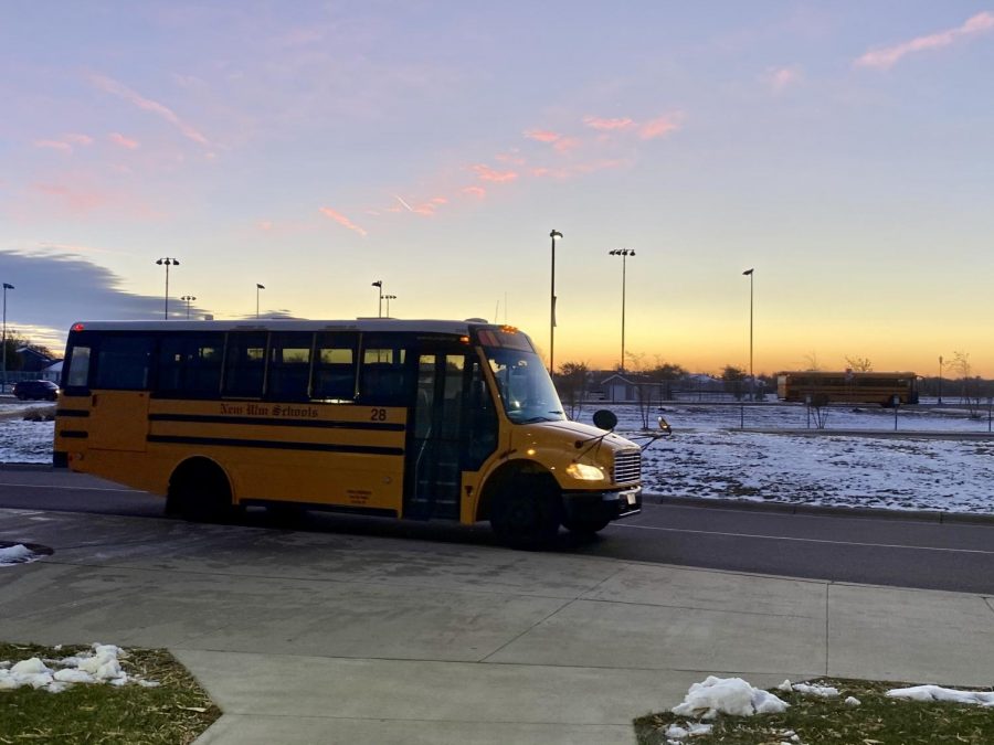 Morning view at New Ulm HIgh School