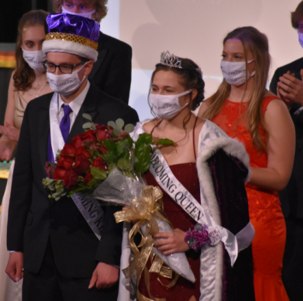 Isaac Davis and Abby Hietala earned the honor of winning the 2020 New Ulm High School Homecoming King and Queen. The two school favorites accumulated more votes than anyone else from the senior class in order to come out on top. The ceremony was held in the school auditorium with about 50 parents in attendance. "It was kind of a bummer that we couldn't have the typical 500 person crowd," Isaac said, "but in the end, it turned out to be a really good time." 