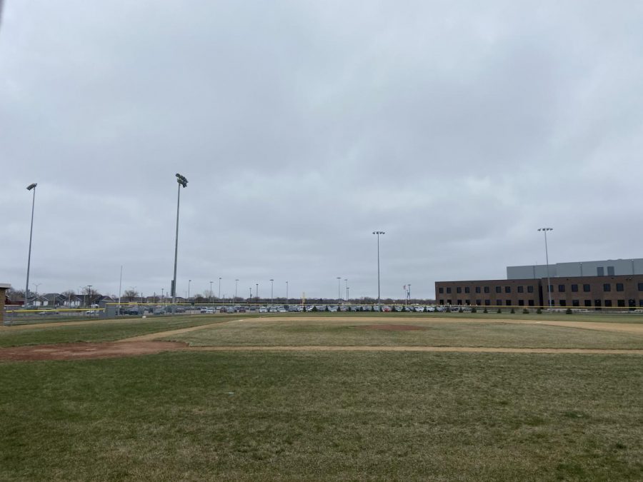 The varsity baseball field at NUHS