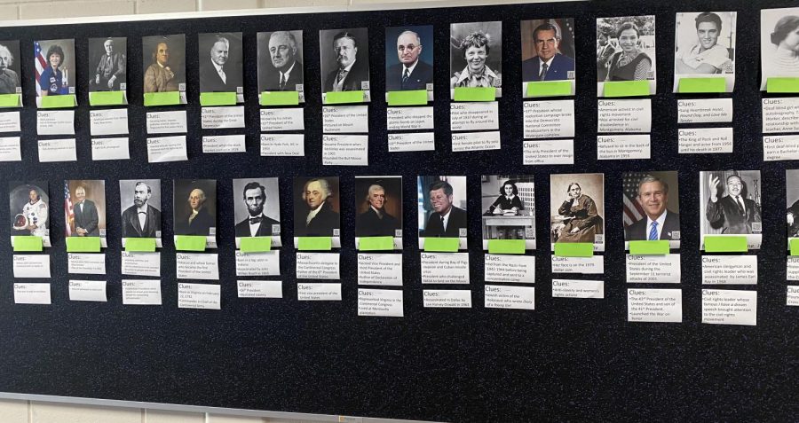 NUHS school's creative way to get students to learn on the go with some historical figure trivia.