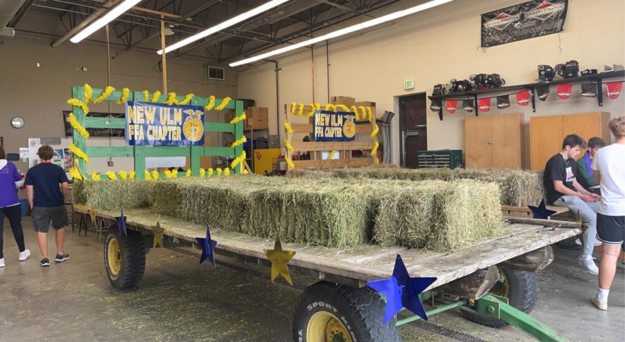 New Ulm FFA Chapter's amazing float!