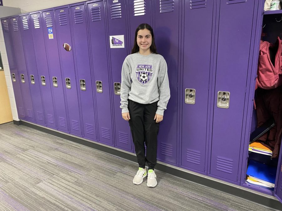 Senior Katie Hames fressed up for future career day, wearing her scub bottoms, in hopes to become a nurse someday.