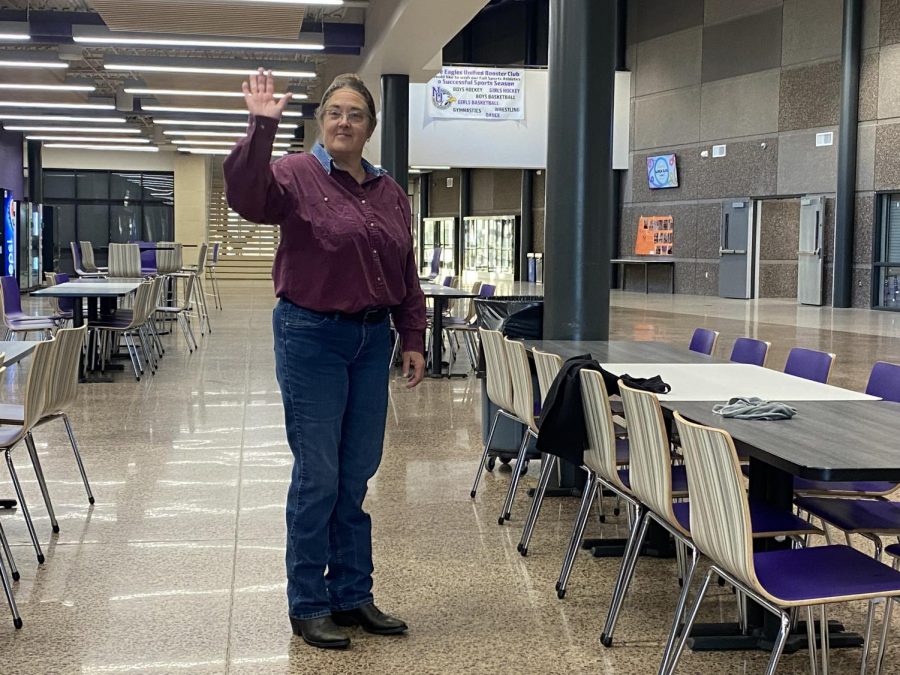 Lead Cook Janet Anderson rockin' the sweet country look!