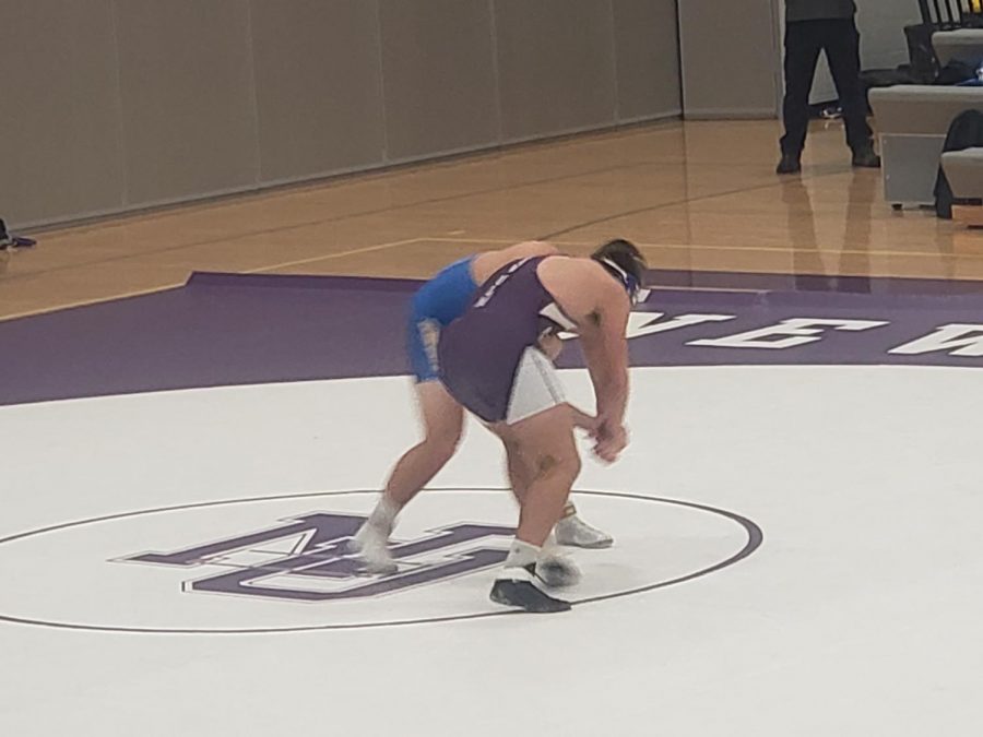 Dylen Carreon looking for a shot agiant Waseca on Tuesday nights action 