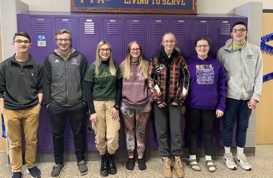 NUHS students pose to spread the awareness for vision screening and to show that glasses can look good in everyday style.