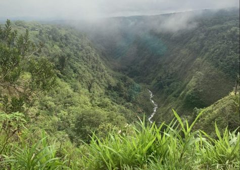 A pit stop lookout on the drive to Arenal volcano in Costa Rica. 