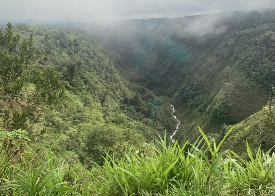 A pit stop lookout on the drive to Arenal volcano in Costa Rica. 