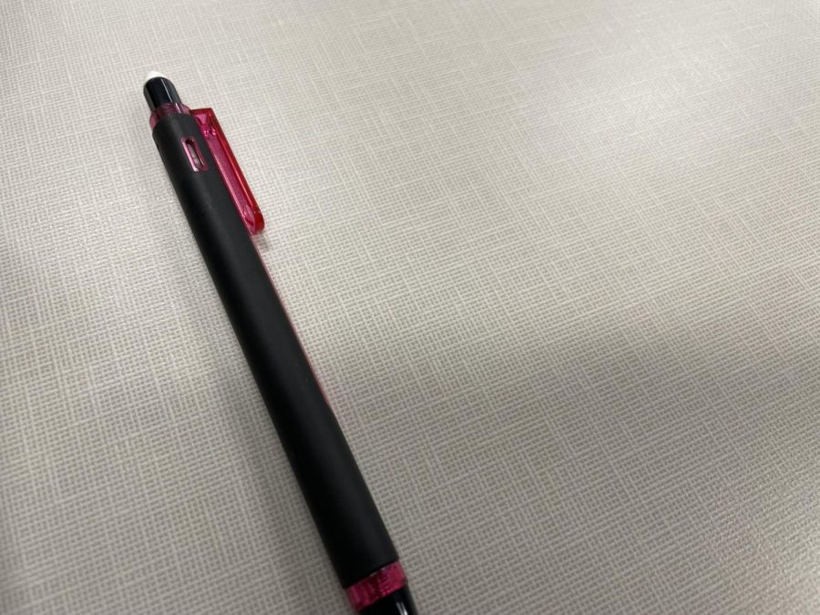 The pencil that senior at New Ulm high school Mason Epper picked states that " this is the best pencil there is".