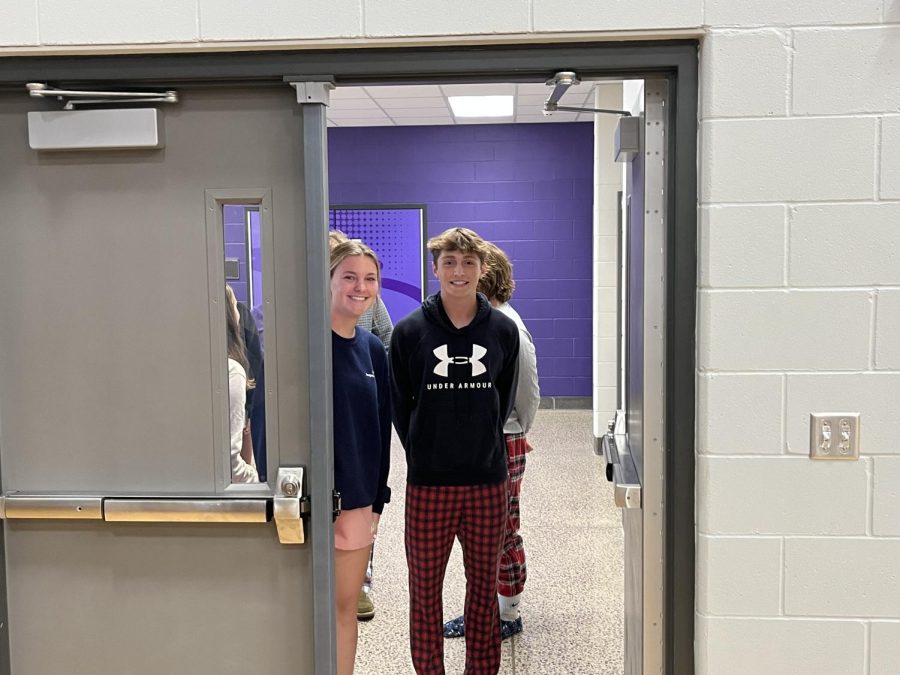 Ben Brownfield and Calyn Glaser ready for coronation.