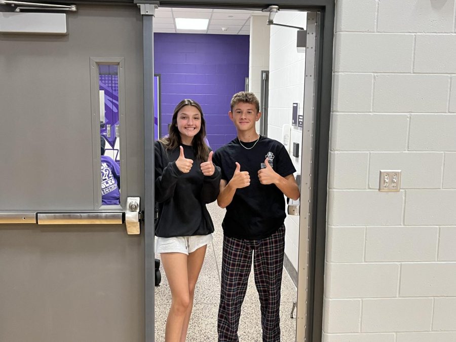 Nick Zins and Thia Achman are ready to go for coronation.