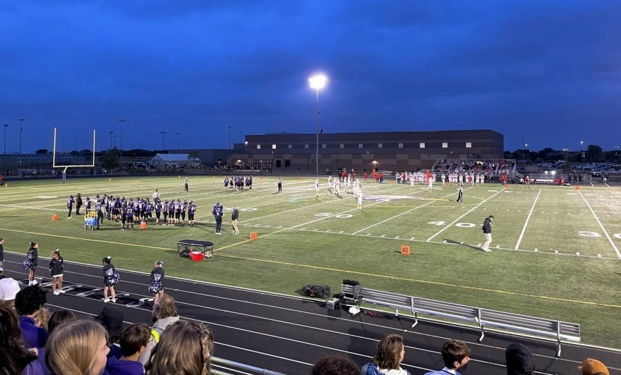 New Ulm's varsity football team beats Luverne on Homecoming night, Friday, September 23. New Ulm hasn't won a hoco football game in years. James Osborne had to say: ''I knew we could beat them and that's what we did''. The score ended 42-32.