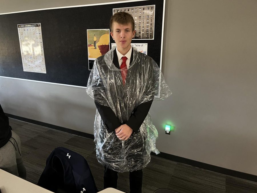 Nathaniel Janssen dressed as Paul Allen.