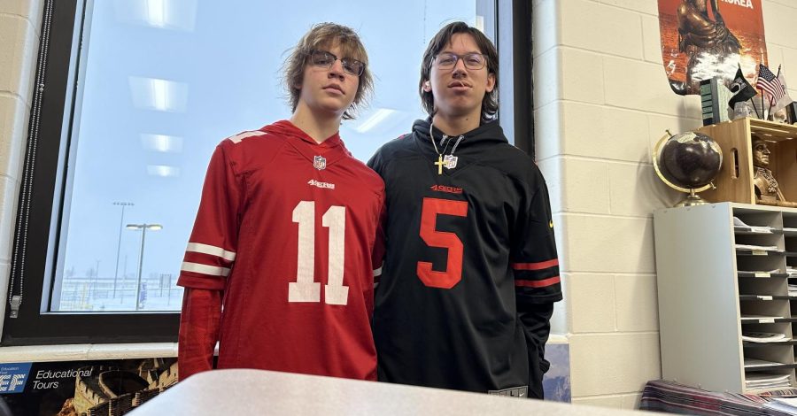 Trey Lance (Braden Bolduan) and Brandon Aiyuk(Rylan O'Neill) Spotted during American Education Week!