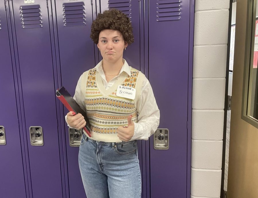 Senior Calyn Glaser dressed up as Brennan from the hit movie "Step Brothers"!