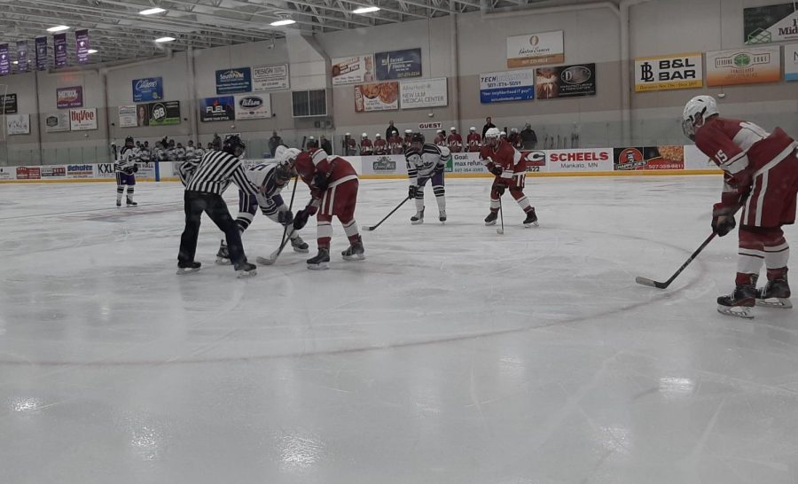 Boys Hockey game Thu, Dec 8, 2022.  
Eagles won 11-2 against Fairmont. 