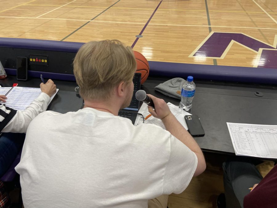 NUHS graduate and basketball player Zach Meyer returns to the gym