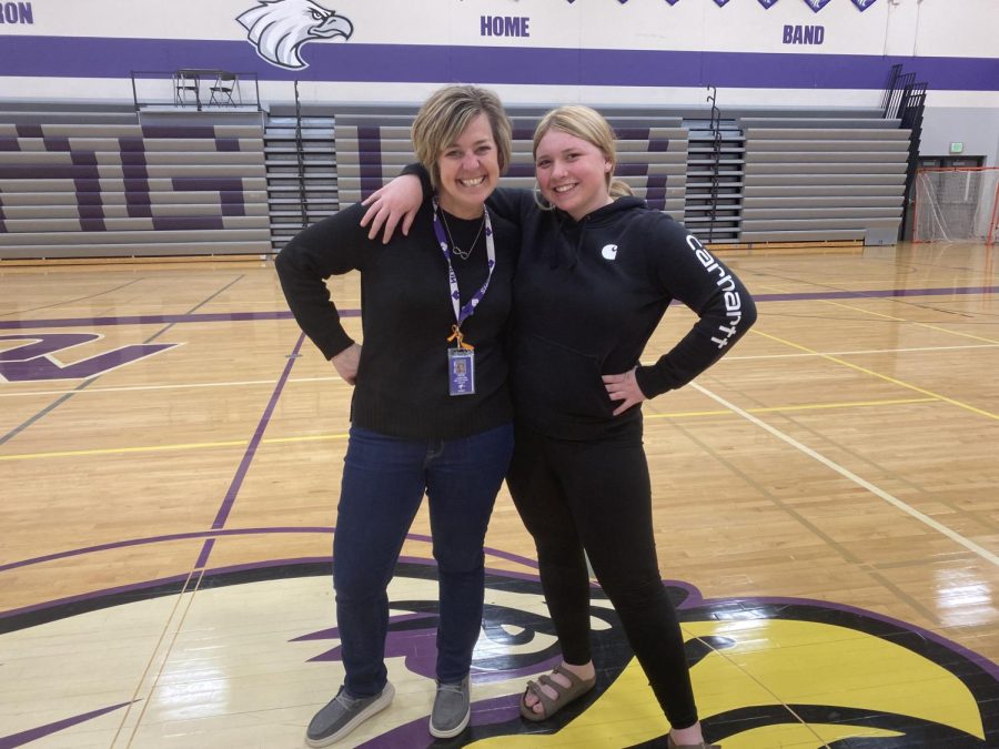 Mrs. Longtin and Brooke enjoying their 30 minute classes for the day.