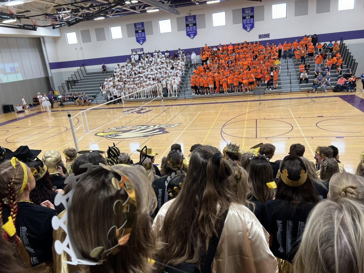 Getting ready for the volleyball game at BOTC