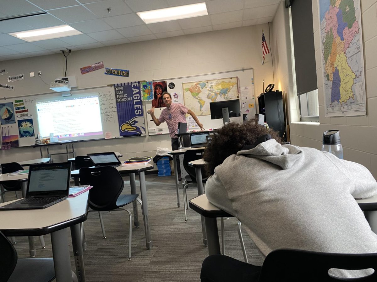 CJ dead asleep misses first assignment of the year.