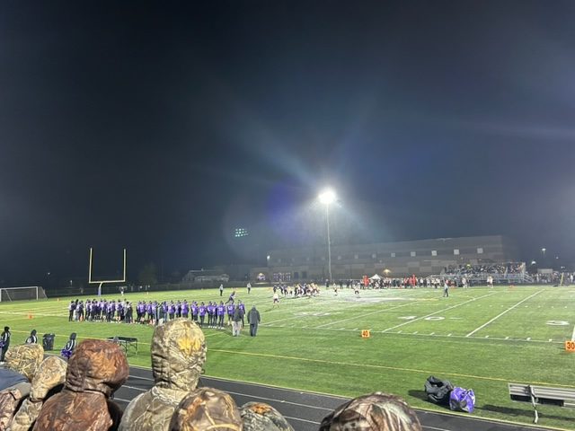 The New Ulm eagles seen playing against Jordan.