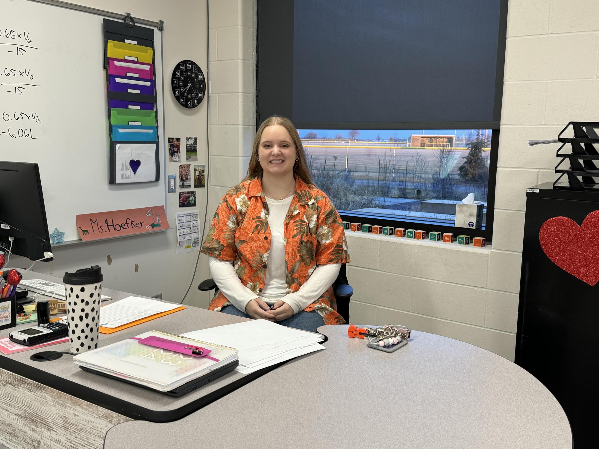 Ms. Hoefker rocking her tourist fit!